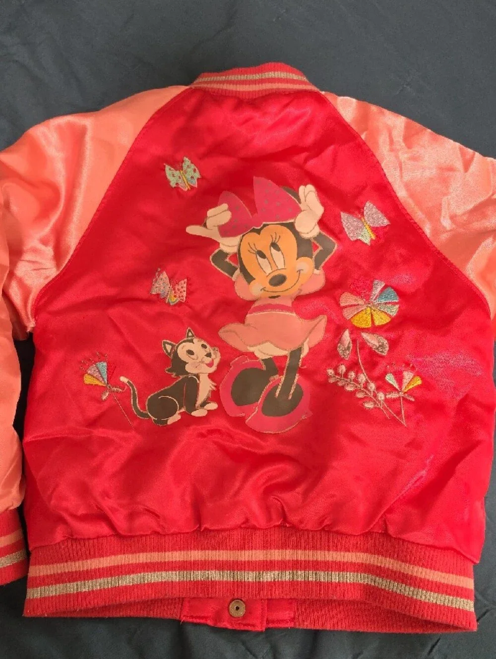 Bass Pro Shops Pink and Red Kids Jean-Style Jacket with Character Patch